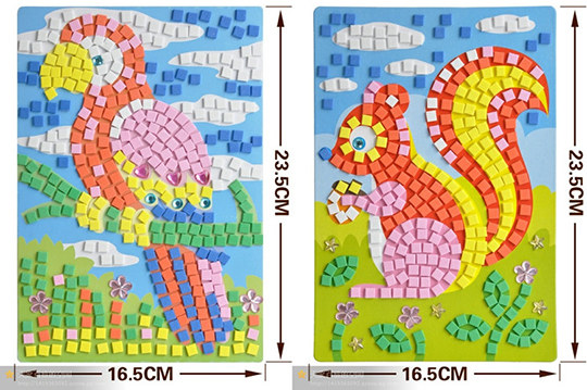 每组只要95元起(免运费,即可享有diy马赛克拼图贴/益智拼贴画〈任选